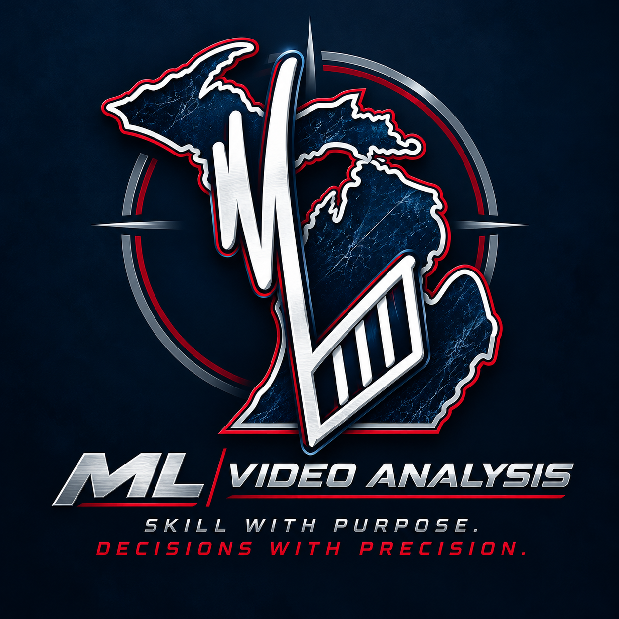 ML Video Analysis logo with Michigan outline